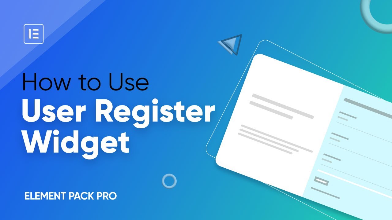 User Register Video Thumbnail