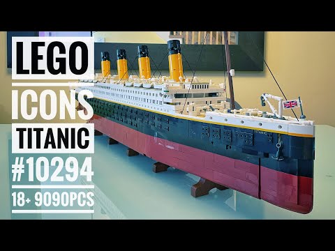 Lego #10294 Icons Titanic (Replica) Speed Build & Pictures