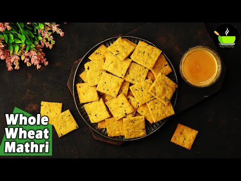 Baked Methi Mathri Recipe | Healthy Jar Snacks Recipe | Healthy Teatime Snacks | Mathri Recipe