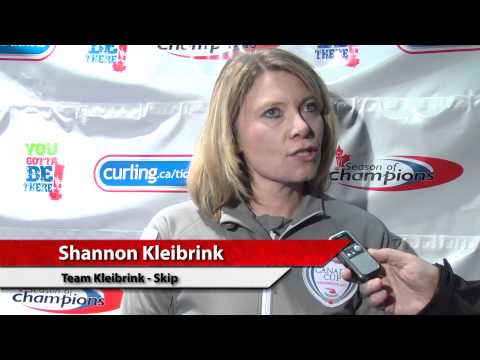 2011 Capital One Canada Cup of Curling - Draw 4 Media Scrum