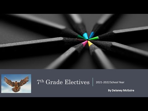 7th Grade Electives at Aylen 2021-22