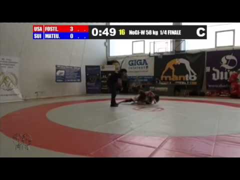 NoGi W 58 KG   QF   Gabriella Foster USA vs  Aurelie Mateus SUI