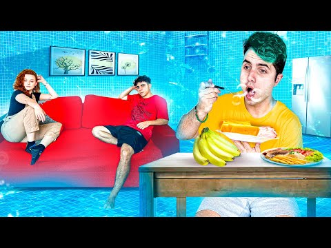 A PISCINA VIROU UMA CASA !