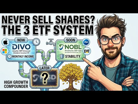3-Bucket Dividend Strategy: DIVO, NOBL & SCHD for Retirement