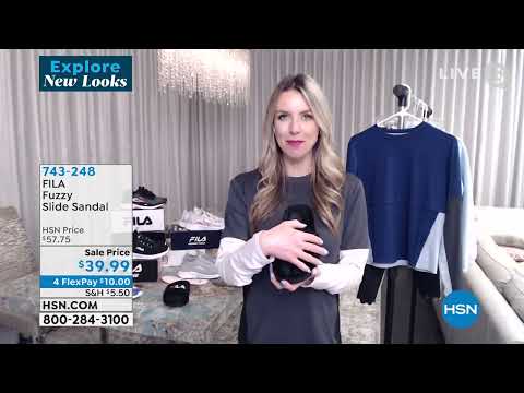 FILA Fuzzy Slide Sandal