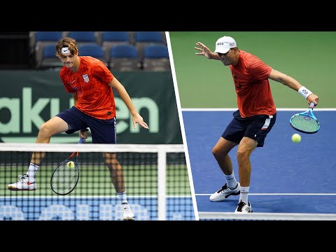 テイラー・フリッツとブライアン兄弟の練習会｜デビスカップ2020予選 (Taylor Fritz and the Bryan Brothers Practice Session | Davis Cup 2020 Qualifier)