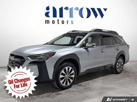 2024 Subaru Outback Premier XT AWD in Silver for sale at Arrow Motors in Aylmer, ON