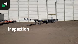 LeciTrailer SR3EC 3 axles UNUSED Liftachse Multi'45 container oplegger te koop - Foto 4 | Autoline BE LeciTrailer SR3EC 3 axles UNUSED Liftachse Multi'45 container oplegger | Foto 4 - Autoline