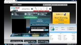 preview picture of video 'Aircel 3G Morning Internet Speed Test'