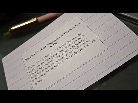 Psalm 105:1-3 (remnants of Amazing Grace tune) ESV