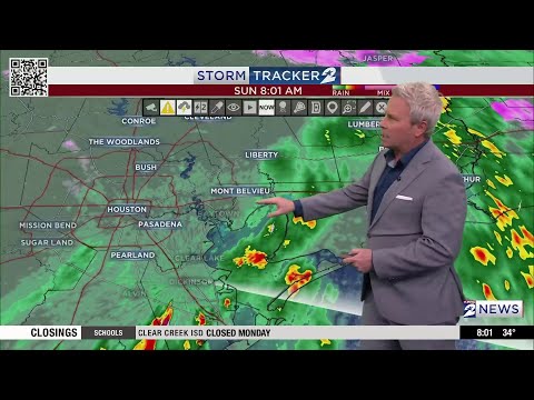 Houston Weather Update: Freezing Rain, Falling Temperatures | Jan. 25, 2026 8AM