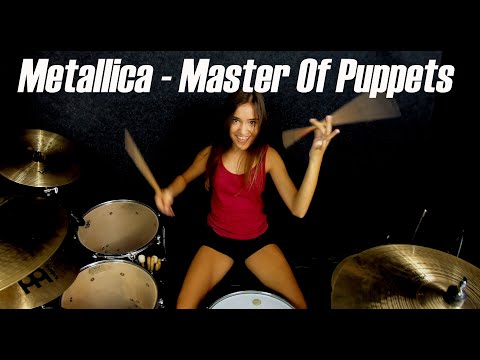 Metallica - Master Of Puppets - Drum Cover By Nikoleta - 13 years old
