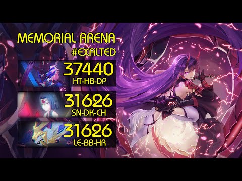 Exalted Memorial Arena: Yae Kasumi 37440/37184, DXY 31626/31626, Huodou 31626/31040