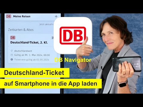 Deutschland-Ticket: In die App DB Navigator auf dem Smartphone laden und vorzeigen.