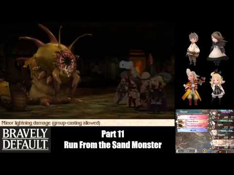 Bravely Default (Part 11) Run From the Sand Monster