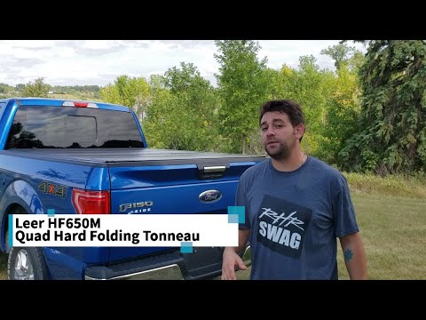 Leer Matte Black HF650M Hard Quad Fold Tonneau Features