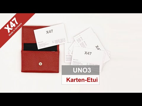 X47 | UNO3 - Kartentasche für 30 Karten