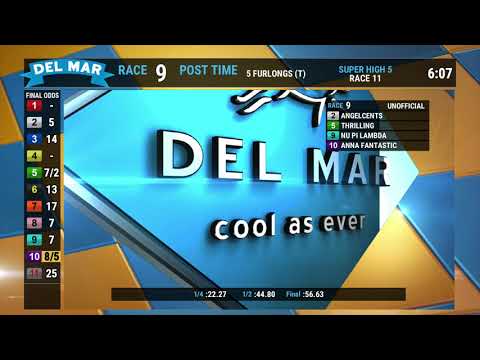 Angelcents wins race 9 at Del Mar 7/18/21