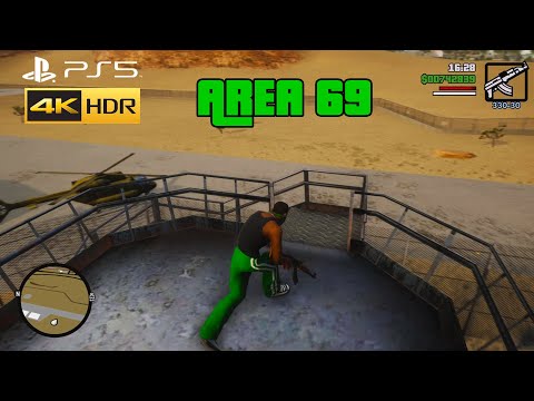 AREA 69 ON GTA: San Andreas – The Definitive Edition - Remastered 4K60FPS on PS5