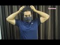 Decathlon Cycling Neck Warmer RoadR 100 Black Grey For INR199