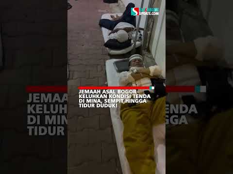Jemaah Asal Bogor Keluhkan Kondisi Tenda di Mina, Sempit hingga Tidur Duduk!