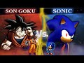 MUGEN AI BATTLE Son Goku Vs Sonic TEA2