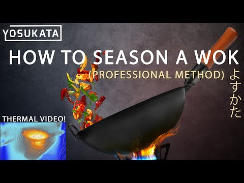 How to season a new wok at home (professional method)