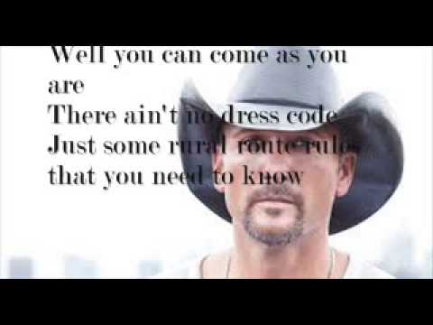 Down On The Farm- Tim McGraw (Lyrics+Pictures)