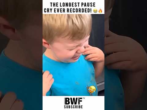 The Longest Pause Cry Ever Recorded! 😭🔥