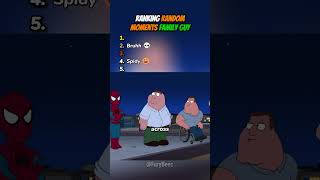 Ranking Random Moments Family Guy