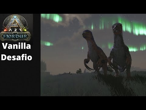 Ark- Fjordur VANILLA DESAFIO - Domando De Forma INEDITA o Therizinosaurus !!!