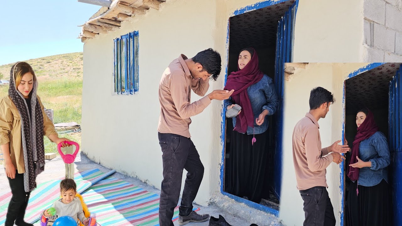 A very intense fight between Parisa and Sajjad over marital issues#familyfights