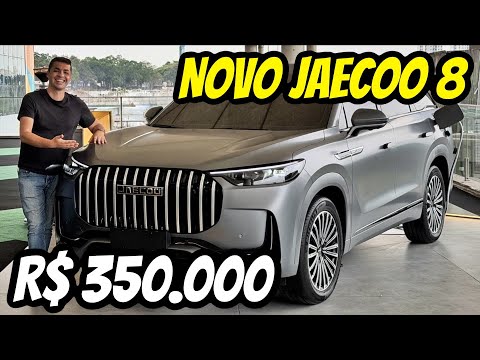 NOVO JAECOO 8 - R$ 350.000 LANÇAMENTO NO BRASIL!