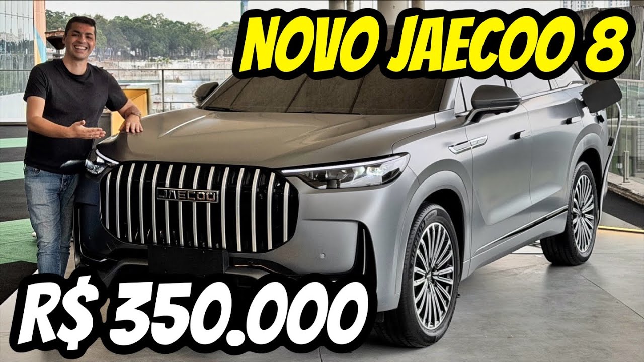 NOVO JAECOO 8 - R$ 350.000 LANÇAMENTO NO BRASIL!