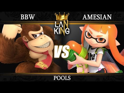 Smash Weekly #15 - Pools - BBW (DK, Incineroar) vs Amesian (Inkling, Pacman)