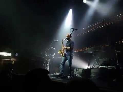 Bonobo live in Moscow 26.03.14 IzvestiaHall, sax solo Mike Lesirge