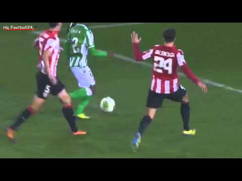 Cedrick Mabwati Incredible Miss   Real Betis vs Athetlic Bilbao   08 01 2014 HD