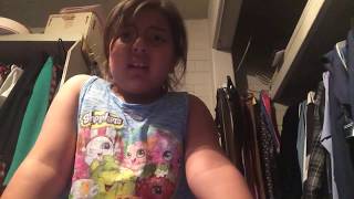 little girl farts on camera and says its a ghost!