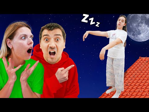 🥴 MARA IS SOMNAMBULATING 😱 She walks in her sleep ❓