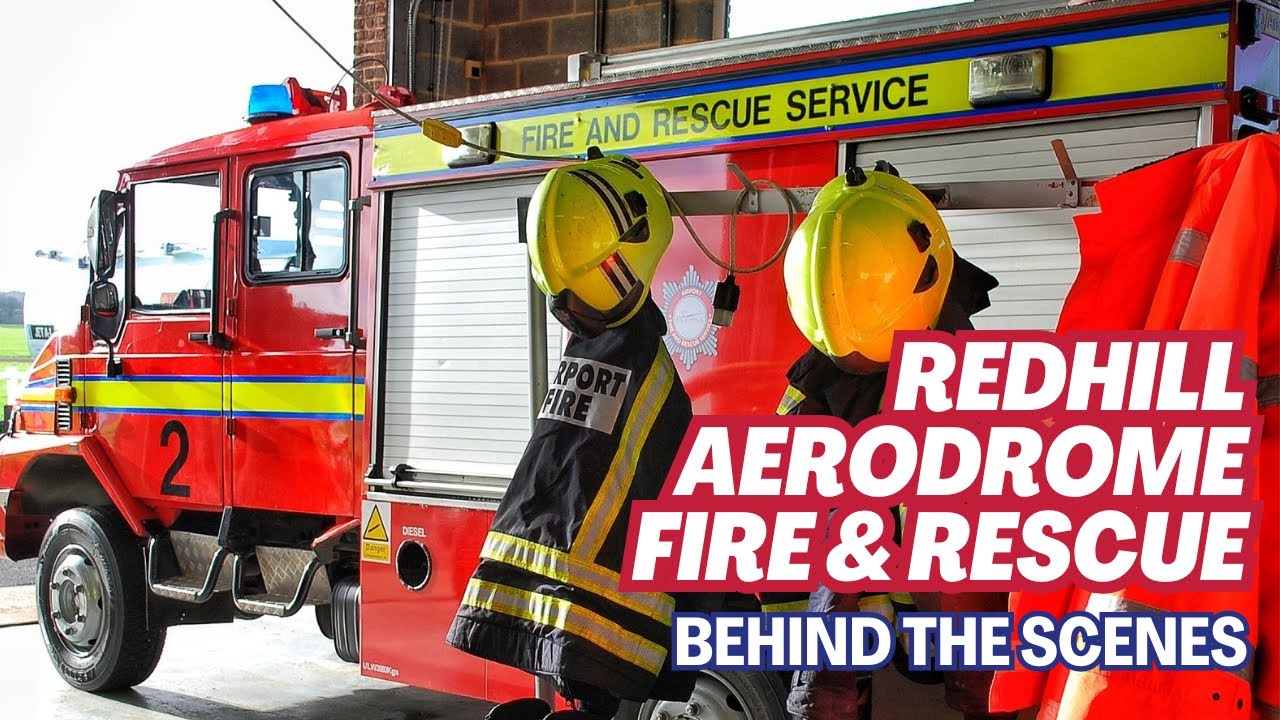 Inside Redhill Aerodrome Fire Service | A Day in UK Aviation Firefighting