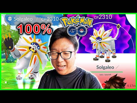 Hundo Solgaleo Caught on Solgaleo Raid Hour - Pokemon GO