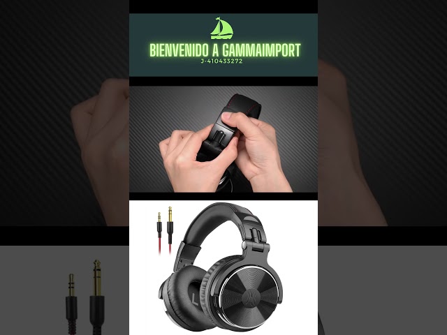 Vídeo relacionado con OneOdio A71D - Auriculares con cable para monitor de estudio, auriculares estéreo DJ de alta resolución con diseño plegable, enchufe de 3,5/6,35 mm para grabación AMP, podcast, mezcla, guitarra de PC