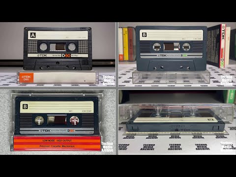 TDK cassettes: D60 (1984), D90 (1982), D60 (1982)