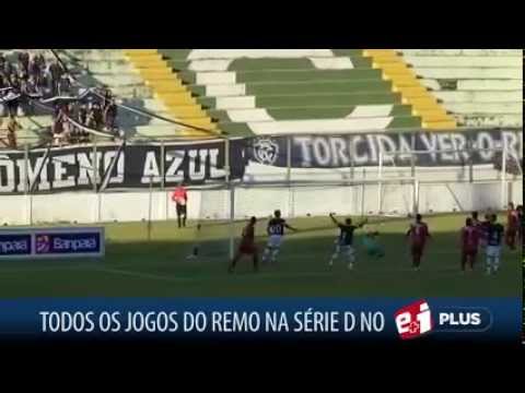 Remo 1x0 Rio Branco  Série D 2015   Veja o gol da vitória azulina!