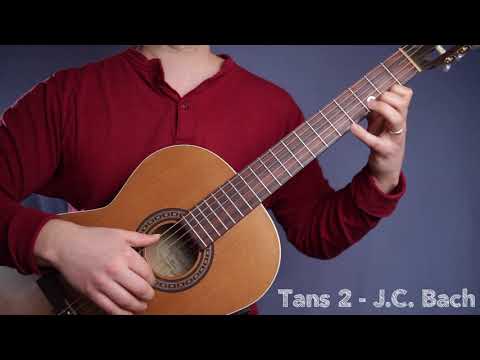 Suzuki Guitar Book 1 - Tanz "2" (J.C. Bach)
