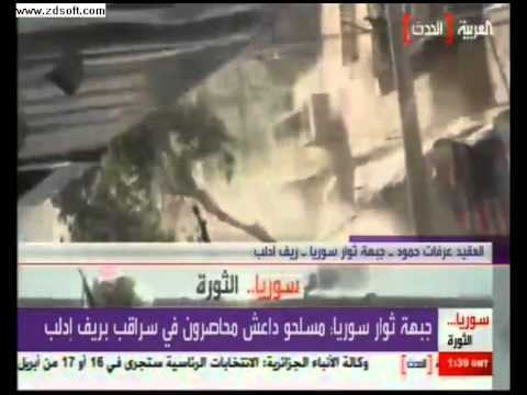 لقاء تلفزيوني مع العقيد عرفات الحمود يتحدث فيها حول معارك جبهة ثوار سوريا ضد تنظيم داعش في منطقة سراقب