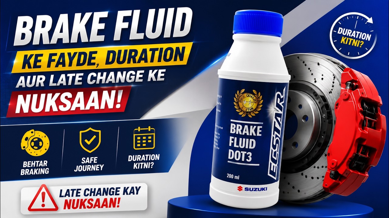 🚗💨 Brake Fluid ko nazarandaz karna aapki safety ko khatre mein daal sakta hai!