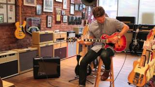 Video thumbnail for Trevor Boone demos 1973 Gibson Left Handed Les Paul Custom at Emerald City Guitars by Emerald City Guitars