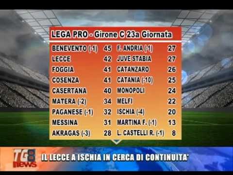 IL LECCE IN TRASFERTA A ISCHIA