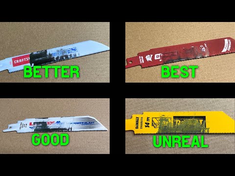 Best Metal Cutting Reciprocating Saw Blade 2 | Diablo vs. DeWalt vs. Lennox vs. Craftsman